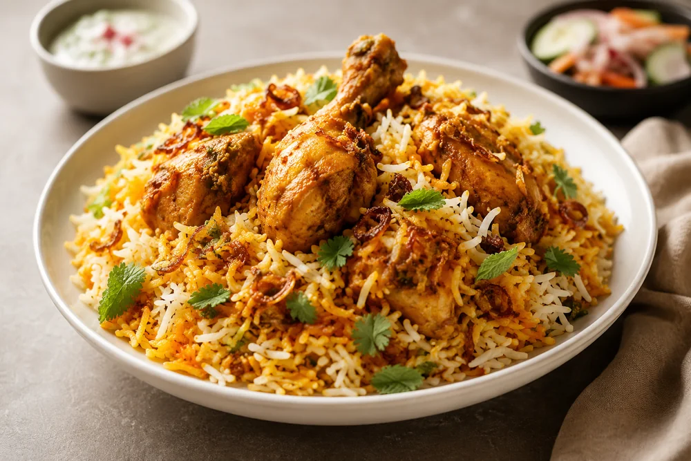 Kylling biryani