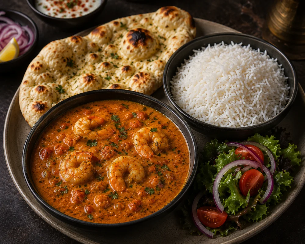 Scampi curry